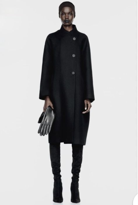 Палто с вълна zara зара