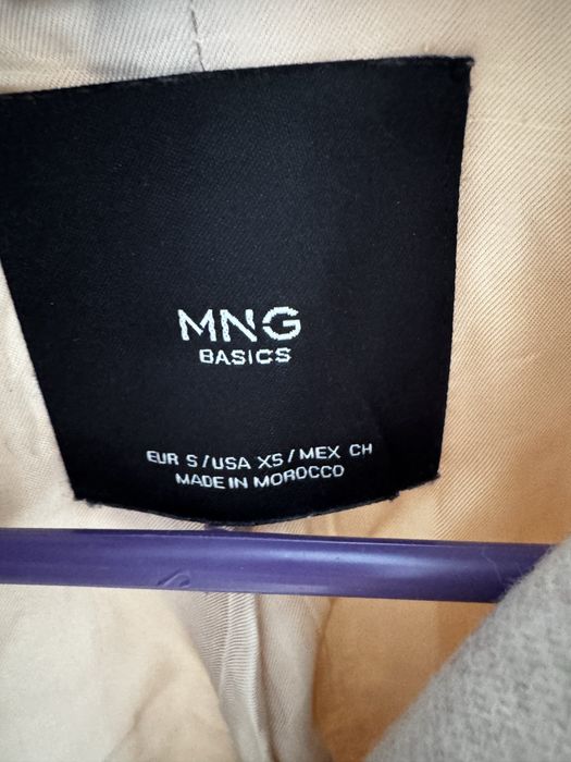 Дамско палто  Mango xs бежово