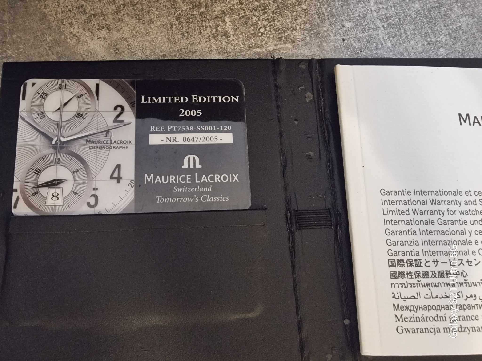 Часовник Maurice Lacroix Pontos Chronographe Limited Edition 0647/2005