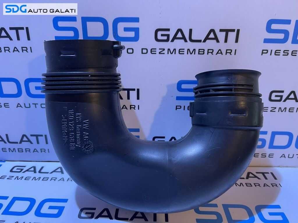 Tub Tubulatura Conducta Ghidaj Admisie Aer VW Golf 5 2.0 TDI BMM BKD AZV BVB 2004 - 2008 Cod 1K0129618BQ