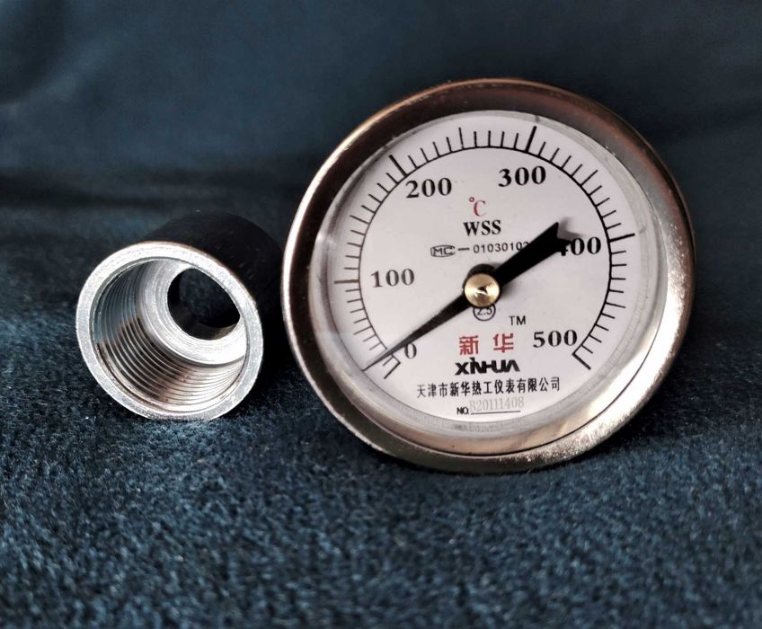 Биметаллический термометр для тандыра, печи и гриля — от 0 до 500°C