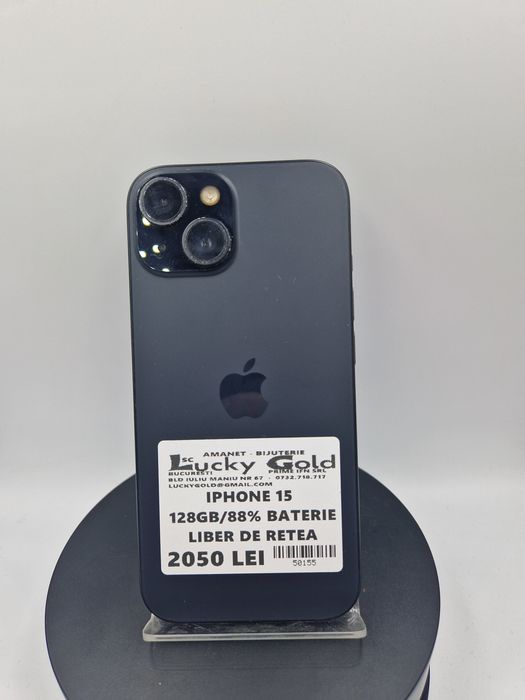 Iphone 15 128GB 88%Baterie Garantie #50155