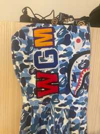 bape shark hoodie blue( am legitcheck la el las si mai jos pretu)