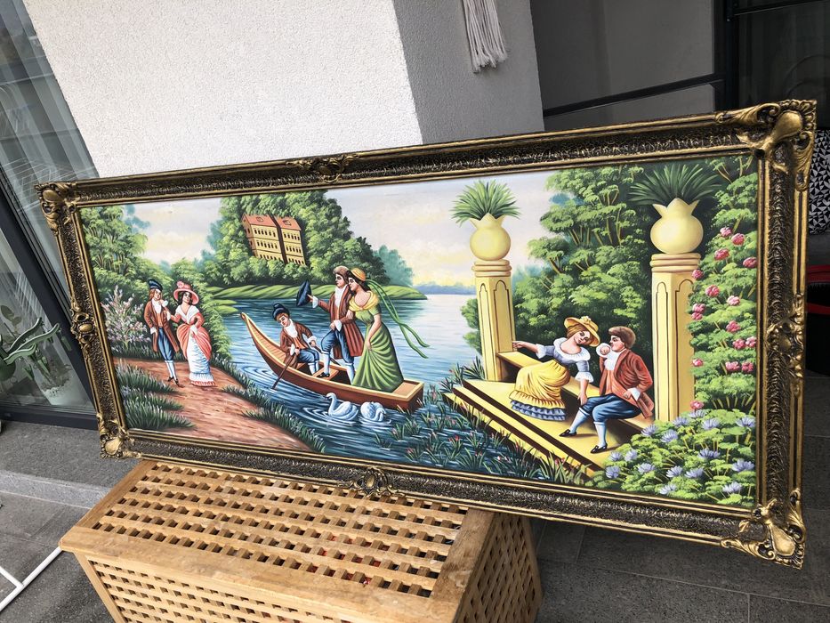 Tablou mare pictat pe panza