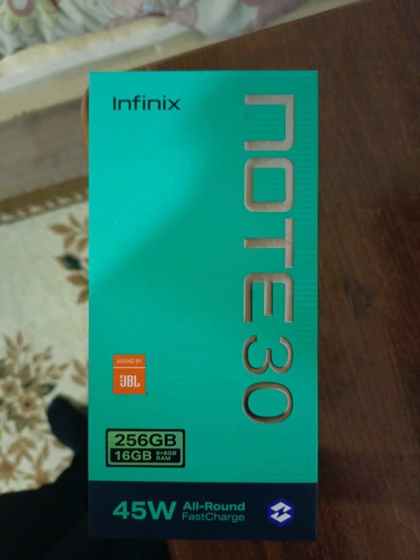 Infinix note 30 8+8/256Gb