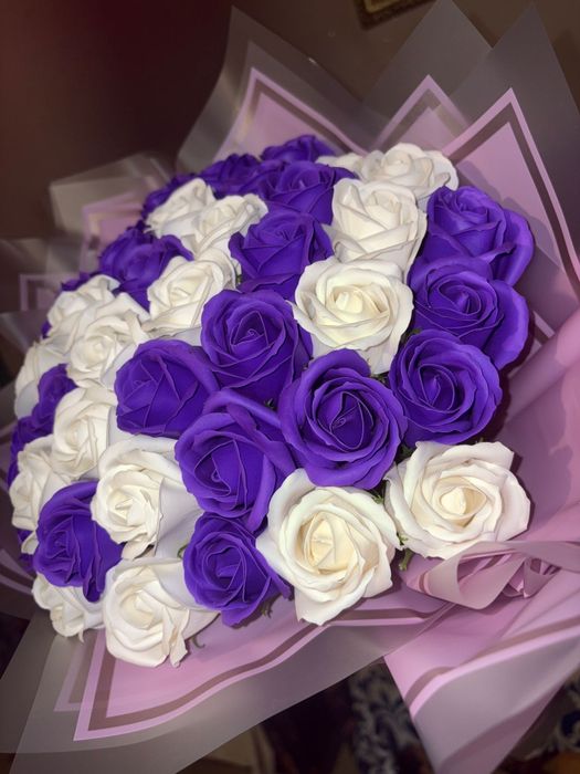 Buchet de trandafiri din săpun