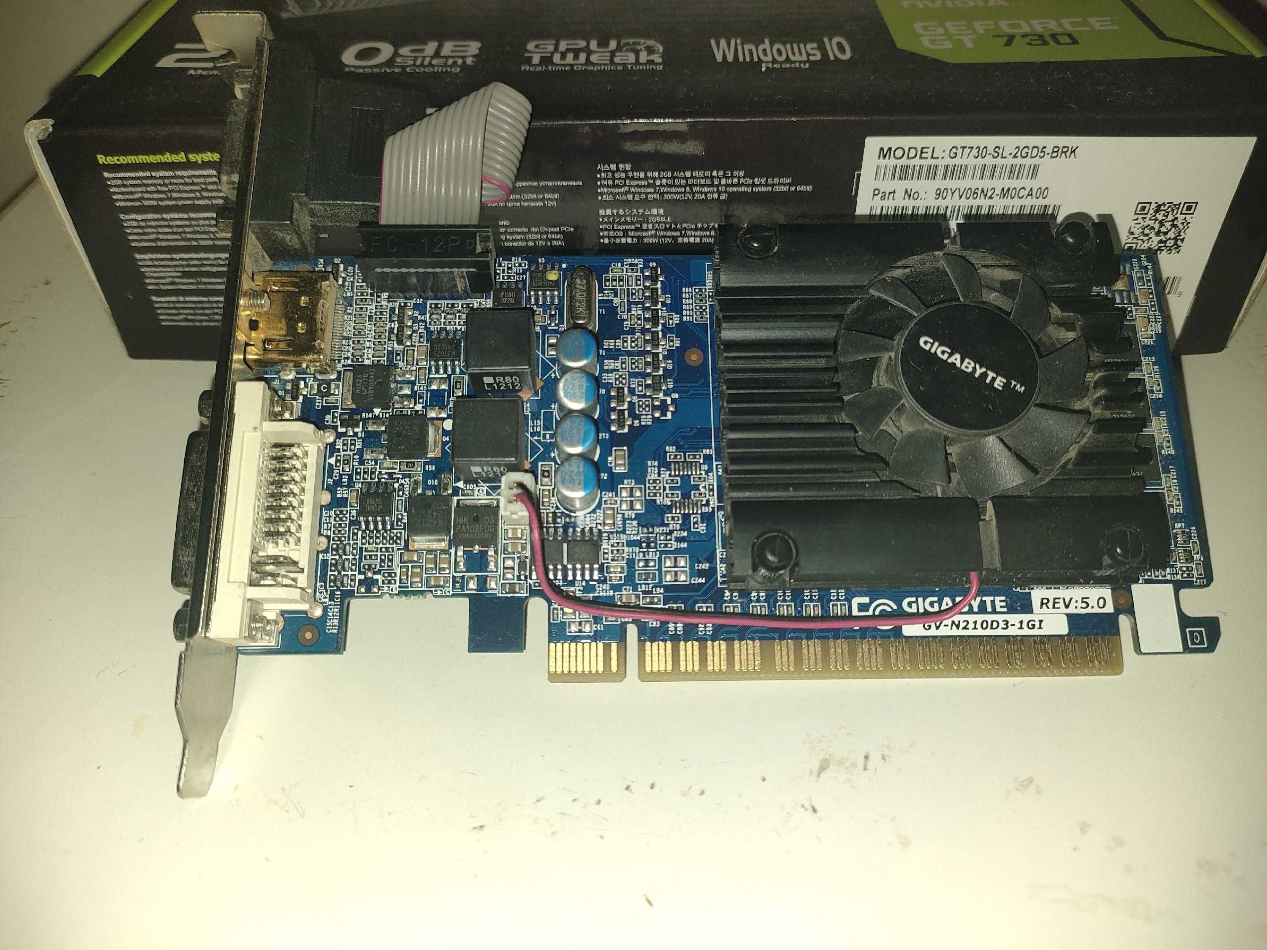 GeForce 210 1Gb ddr3 Low profile (низкопрофильная)