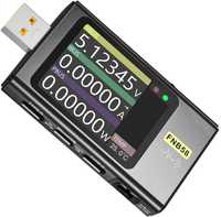 USB тестер FNIRSI FNB58 Измерване на напрежение и ток