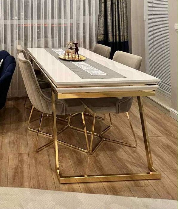 Маса за хранене със 6 стола