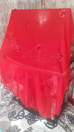 Платок красный для свадьбы