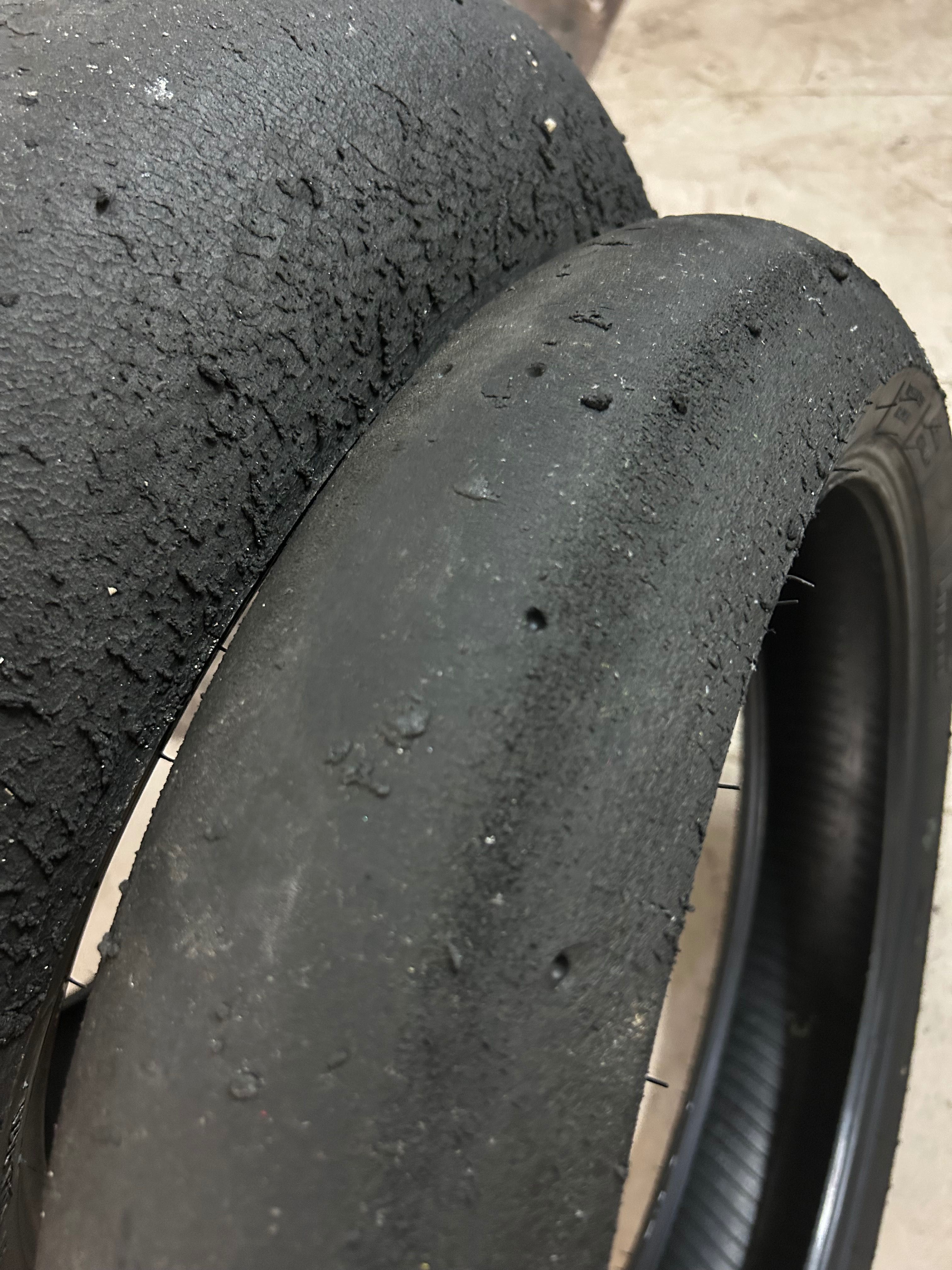 Pirelli Dunlop slicks