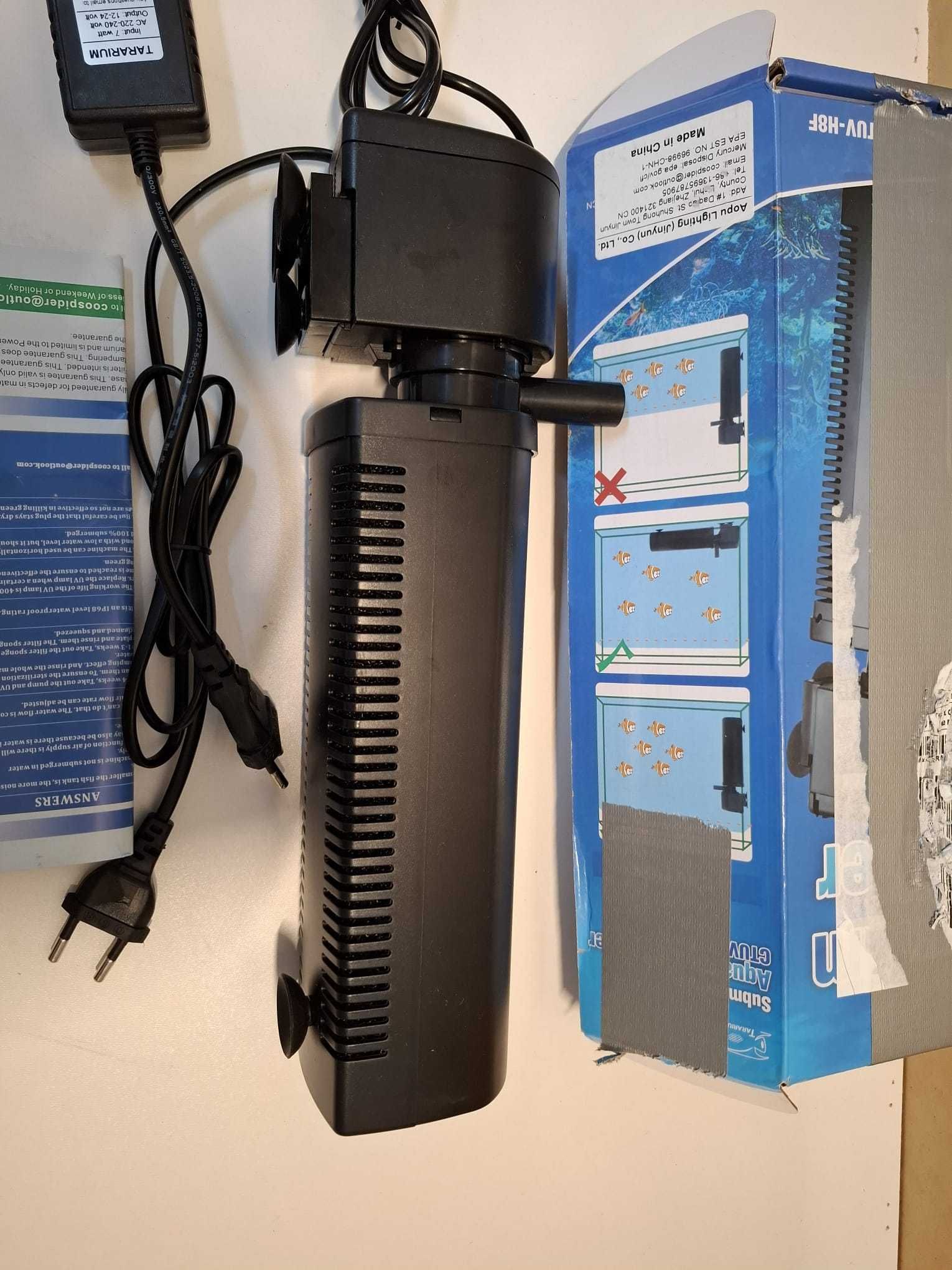 Filtru de acvariu Tararium pt acvarii de 150-560 litri clarificator UV