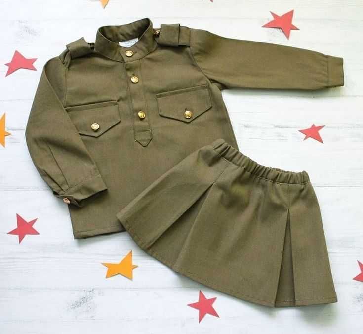 Детская военная форма Детский военный костюм детская форма