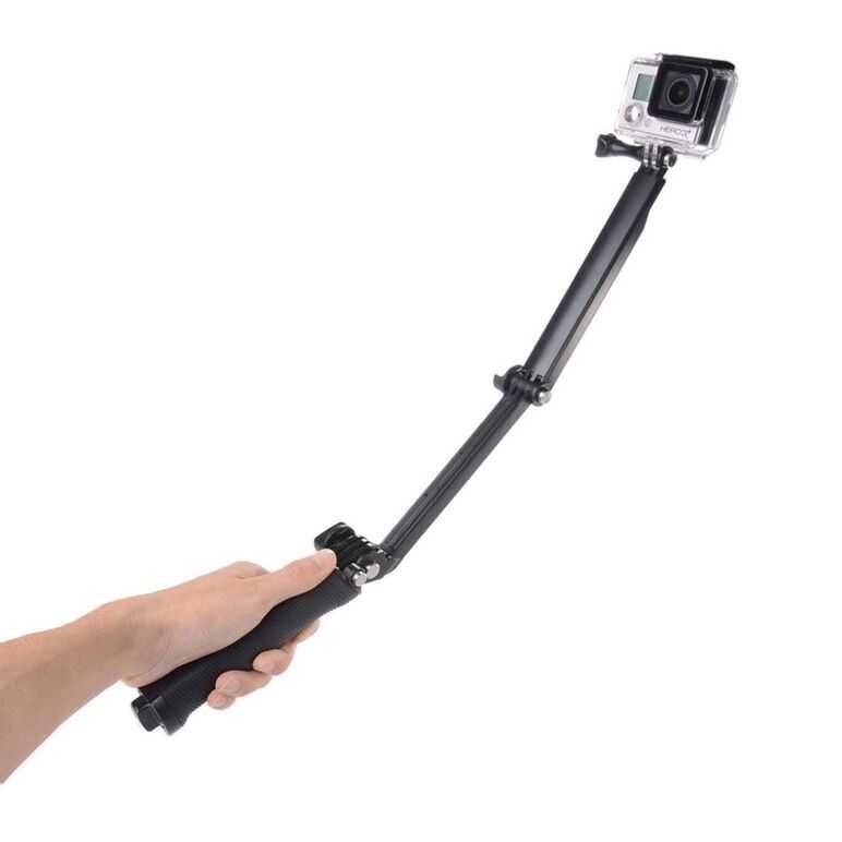 Brat selfie stick monopied trepied 3-way pentru GoPro/Xiaomi (NOU)