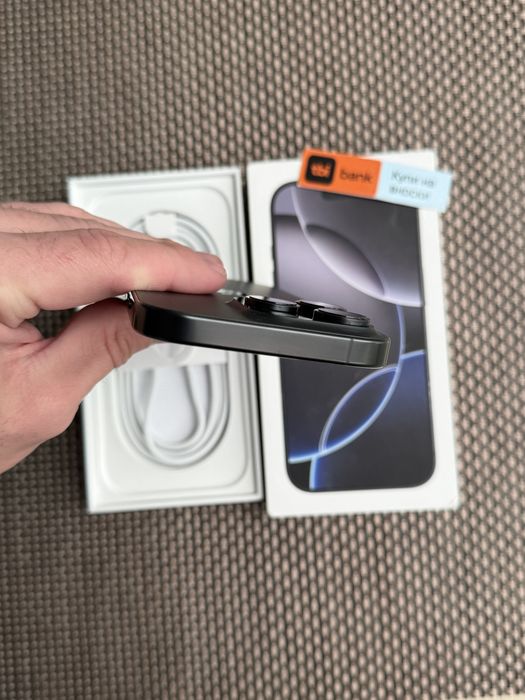 НОВ!iPhone 16 pro*ЛИЗИНГ*68лв/м Black айфон 16 про 128GB