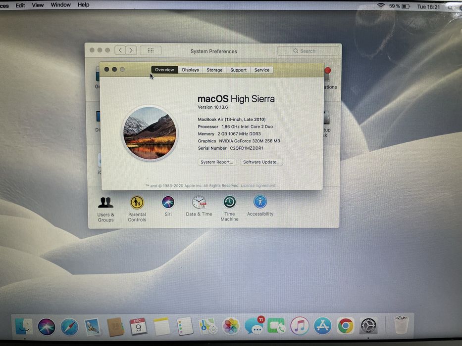 Macbook air late 2010