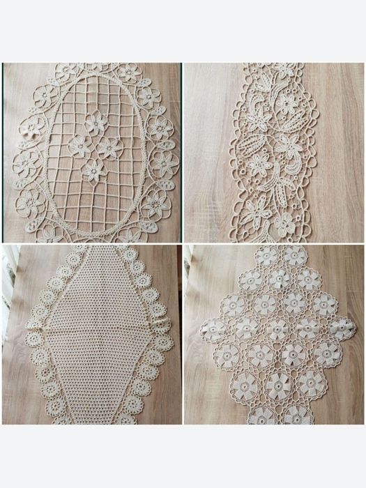 Dantelă vintage lucrată manual