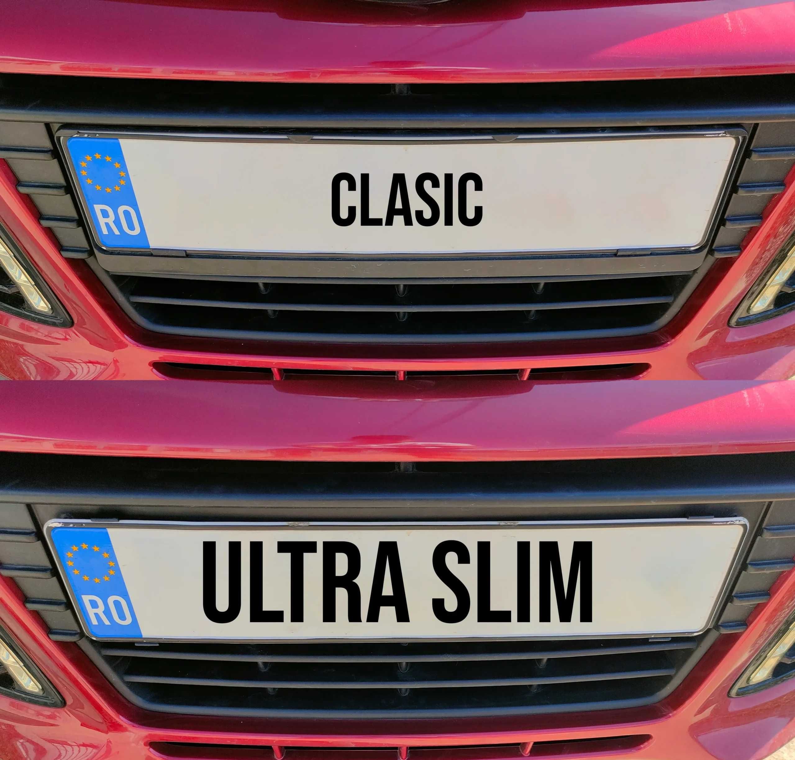 Suporti slim - numar inmatriculare