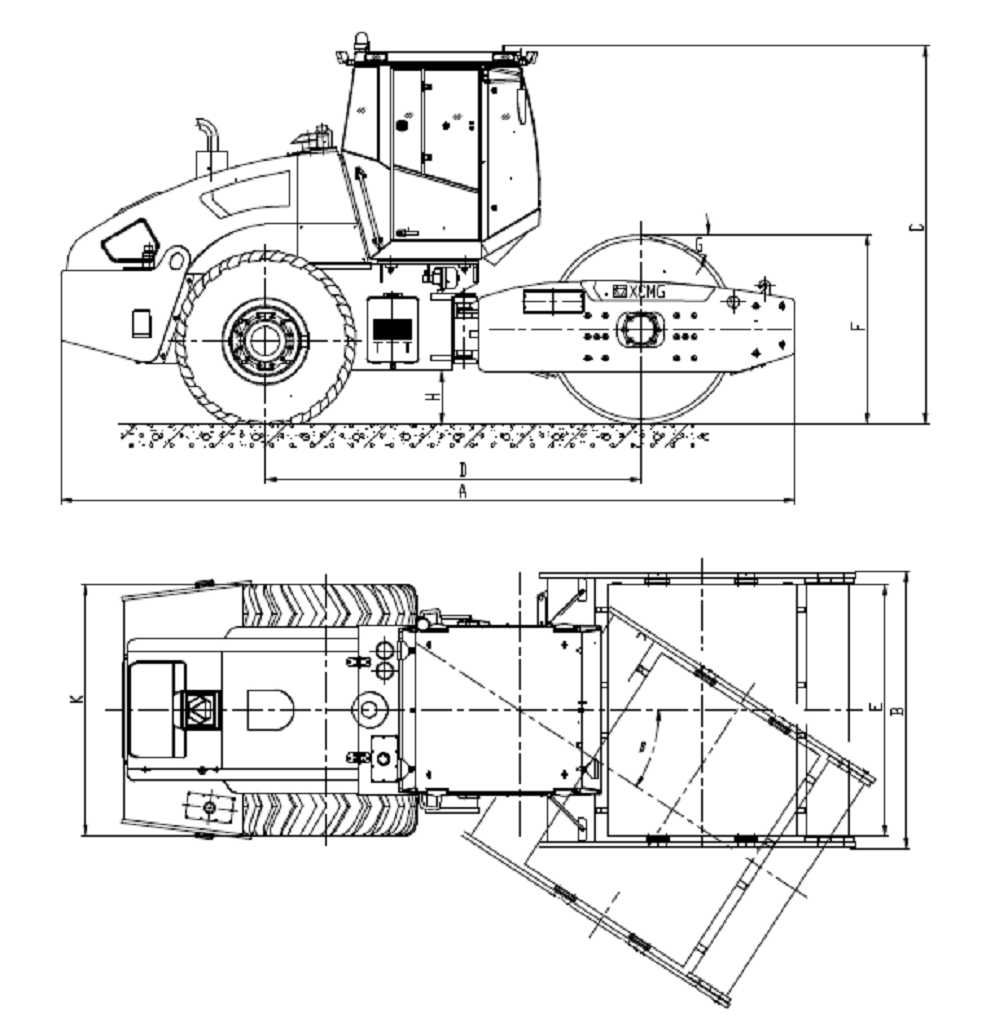 XS163J  ДОРОЖНЫЙ Вибрационный Каток грунтовый XCMG  ОДНОВАЛЬЦОВЫЙ