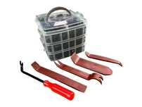 Set scula indepartat cleme tapiterii cu clipsuri cleme auto universale
