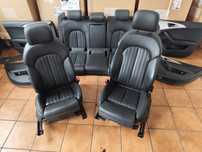 Interior sport piele audi A6 C7 4G scaune. Bancheta. Fete de uși