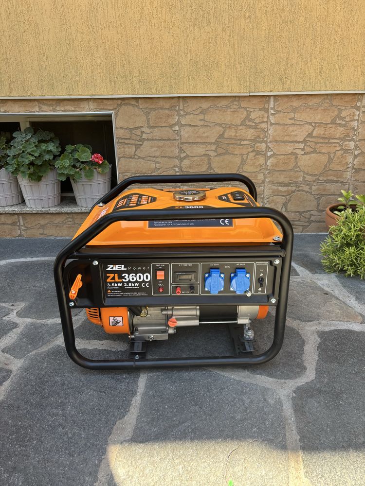 бензинов генератор ZIEL Power ZL3600 – 3.5kW / 2.8kW