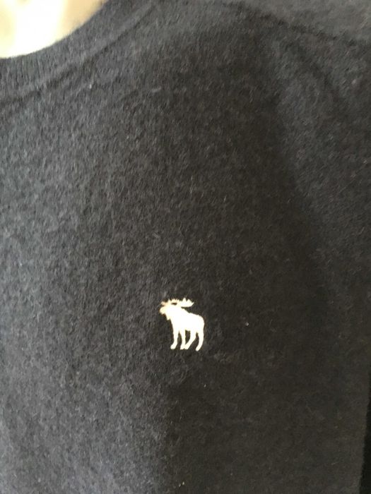 Abercrombie&Fitch 100% кашмир тъмно син XXL