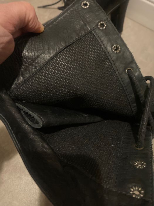 Дамски ботуши от естествена кожа и естествен велур