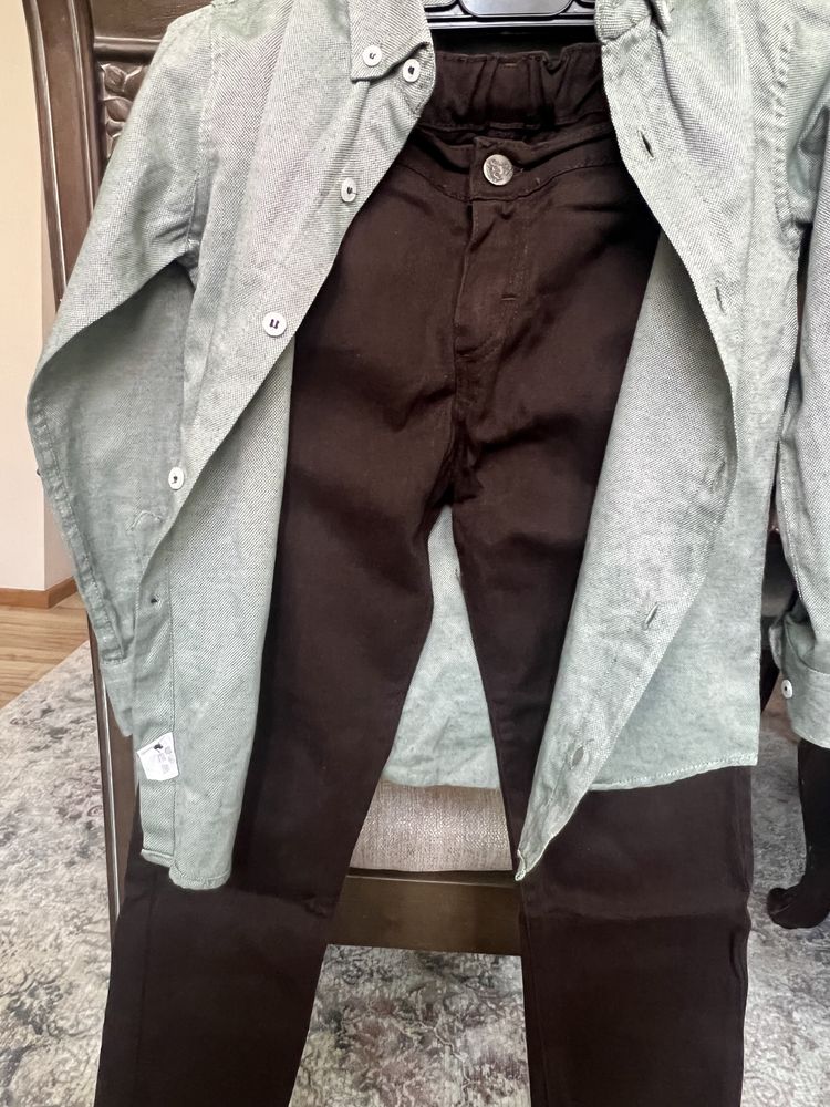 Costum băiat 6/7 ani, Camasa Ralph Lauren,Pantaloni Cool 122