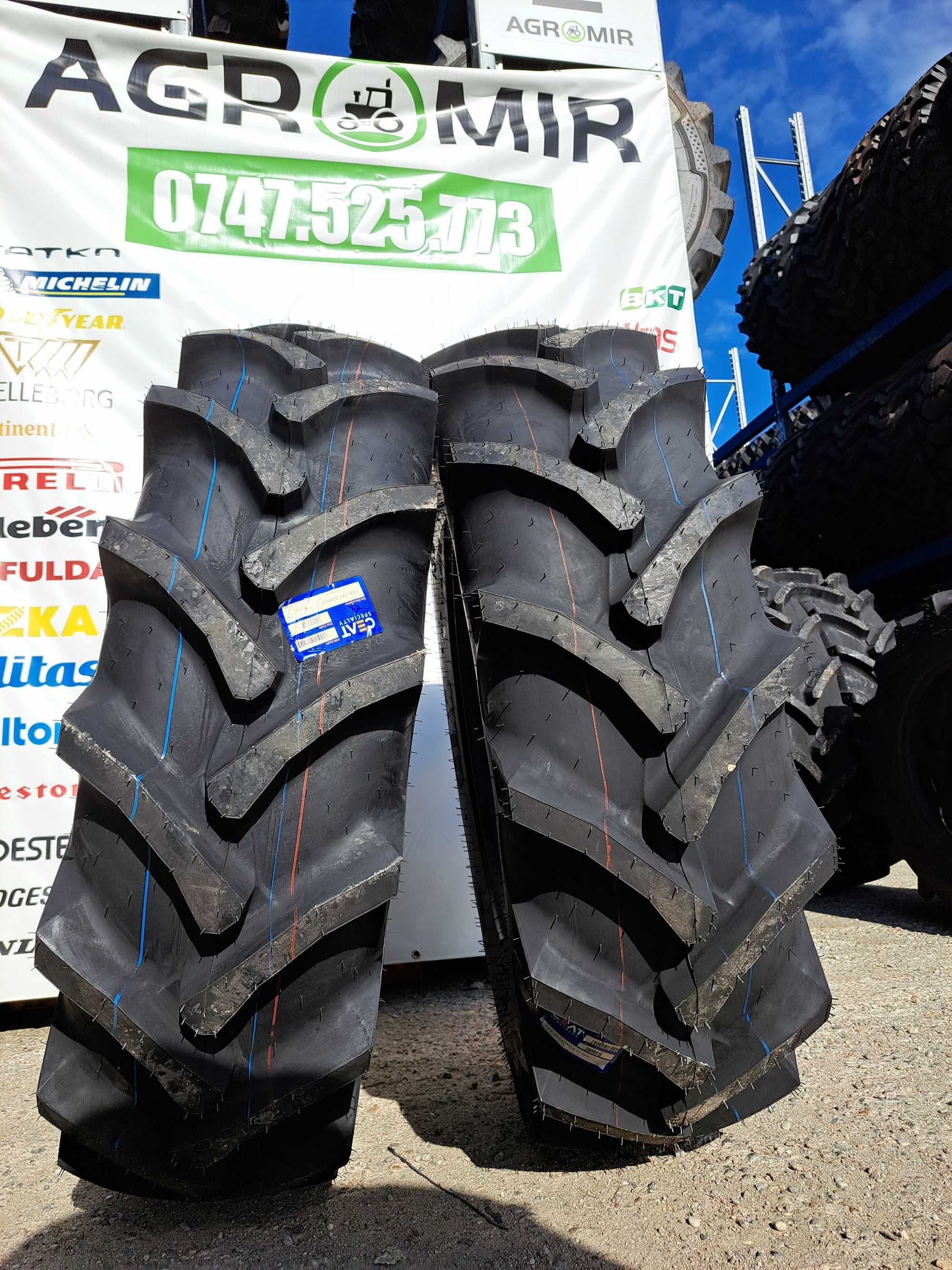 Cauciucuri noi 13.6-24 CEAT cu 8 pliuri anvelope agricole TRACTOR