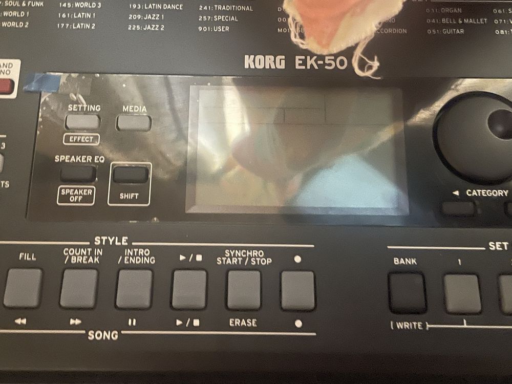 Korg EK-50  почти не е използвана