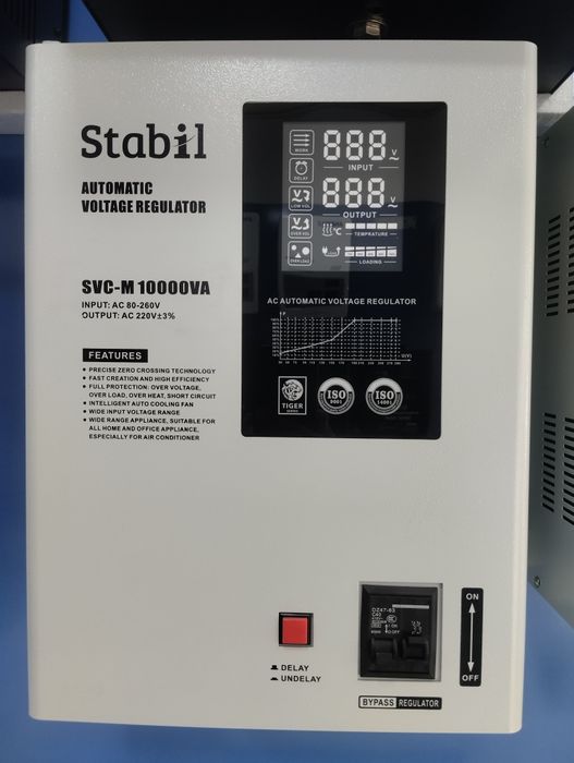 Stabilizator стабилизатор stabilzatrSVC 10-kva 80v-260v