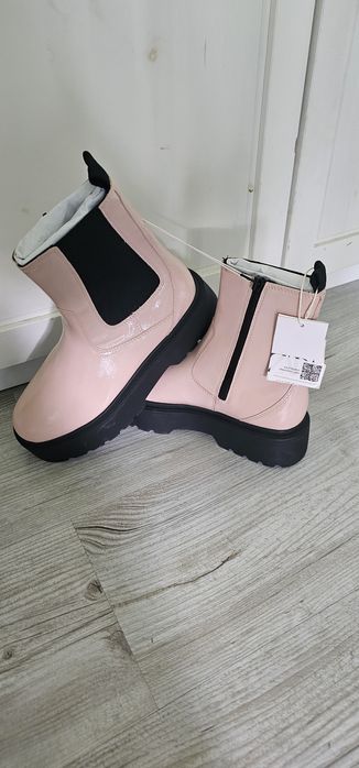 Zara новые 37рр челси ботильоны ботинки полусапожки)