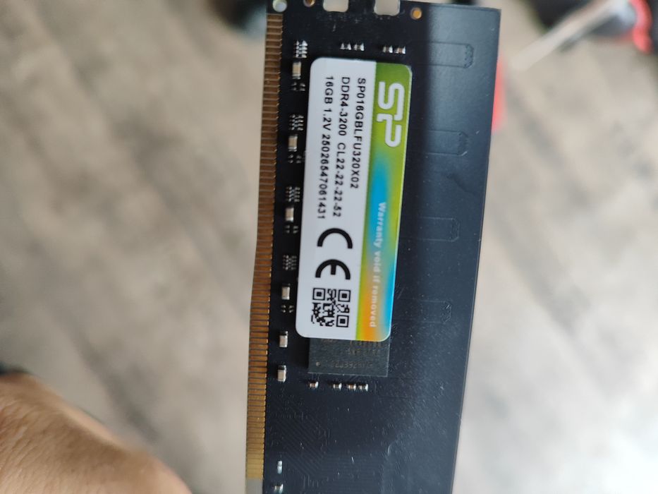 Нова рам ddr4 16gb 3200mhz silicon power