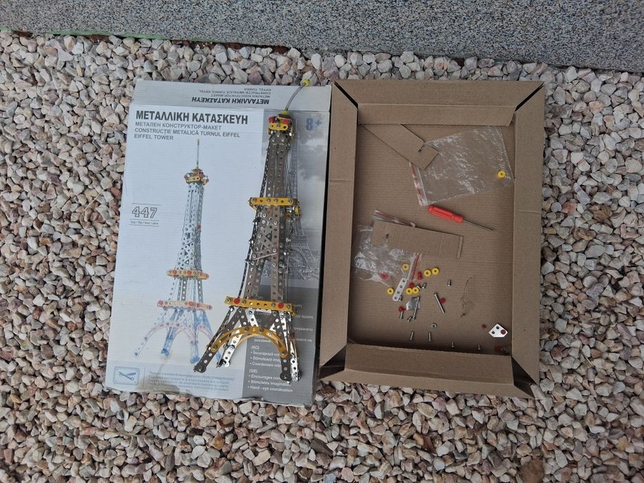 Детска Играчка 3D конструктор Айфелова кула, 447 части, 8+ години