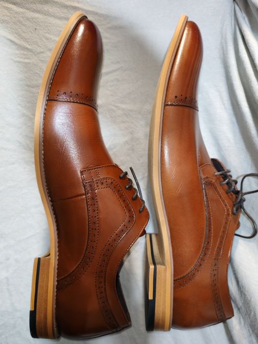 Мъжки официални обувки от естествена кожа Stacy Adams №48