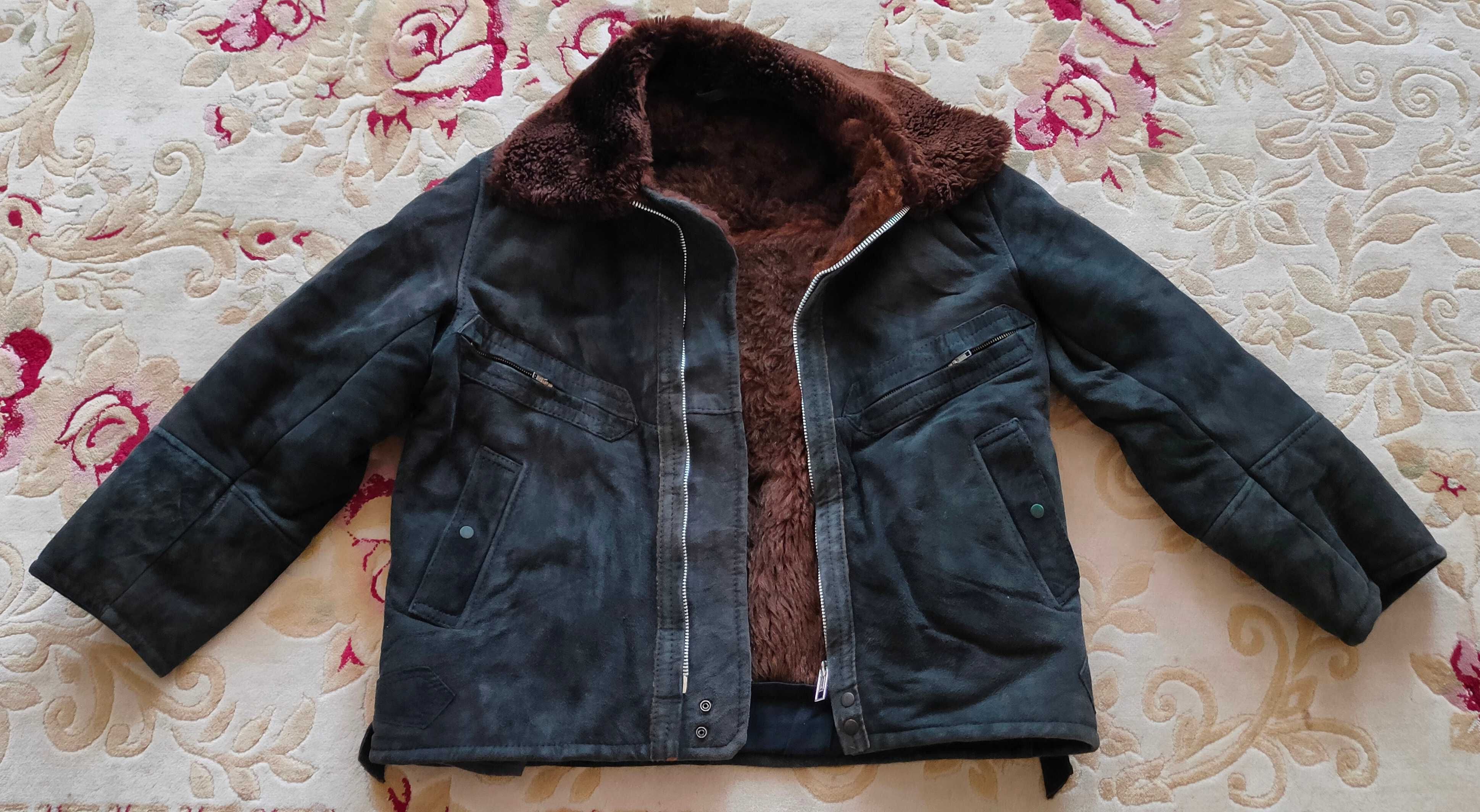 Зимняя куртка лётная меховая нагольная