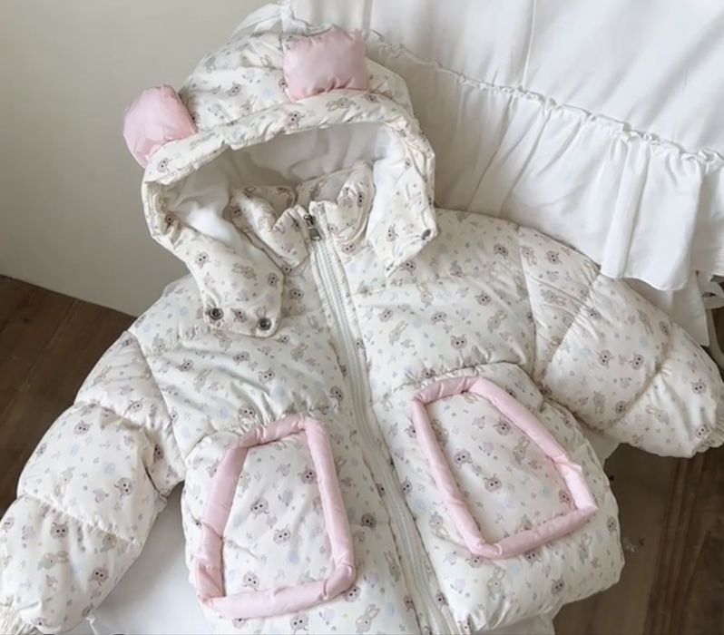 Ново дебело зимно яке за момиче 12/18 м