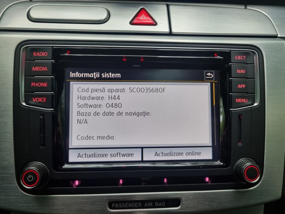 Navigatie MIB2 (H44) Carplay Netflix Weze Android USB Bluetooth