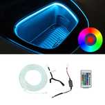 Lumina ambientala RGB pentru frunk Tesla, control prin aplicatia Tuya