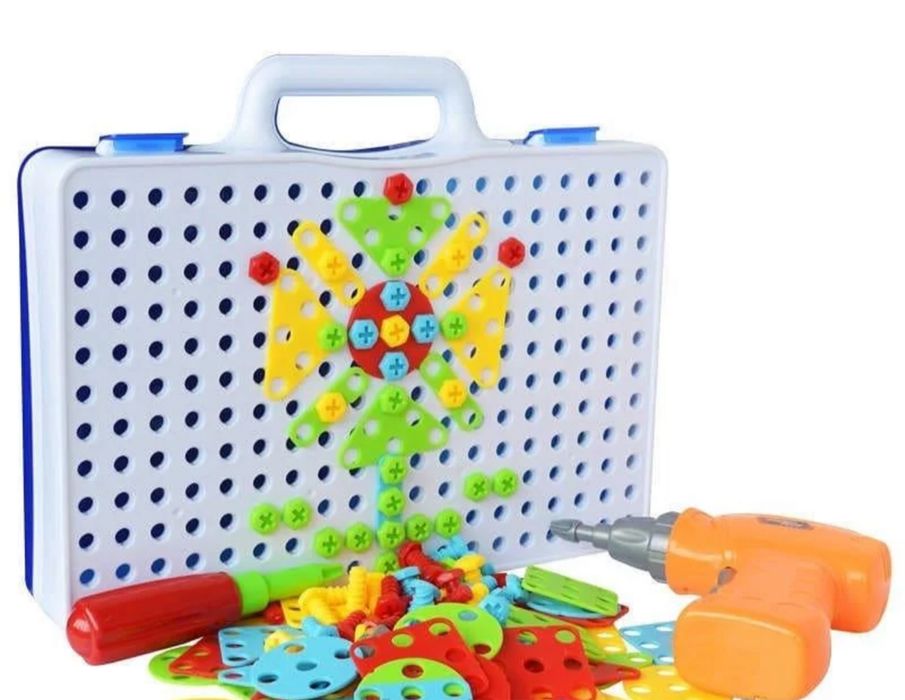 Конструктор мозаика с шуруповертом