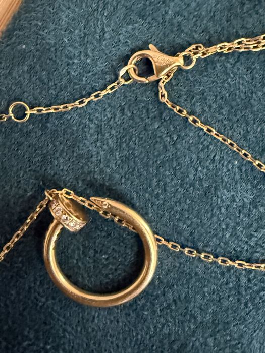 Lant original Cartier Juste un clou cu diamante