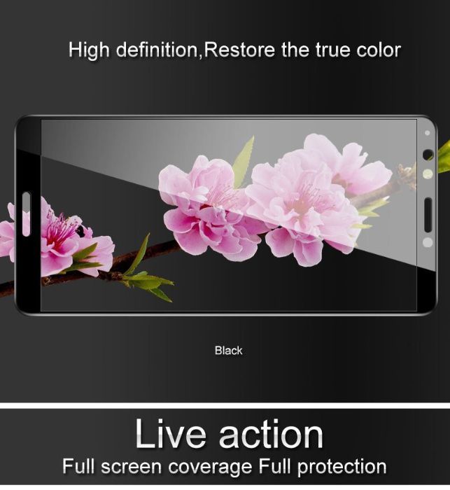 Folie sticla 9D FULL GLUE Huawei Y7 Prime 2018 / Y7 2019 / Y7 Prime