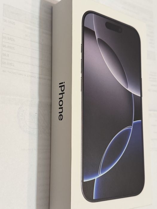 Продавам iPhone 16pro-256-GB Black Titanium-НОВ
