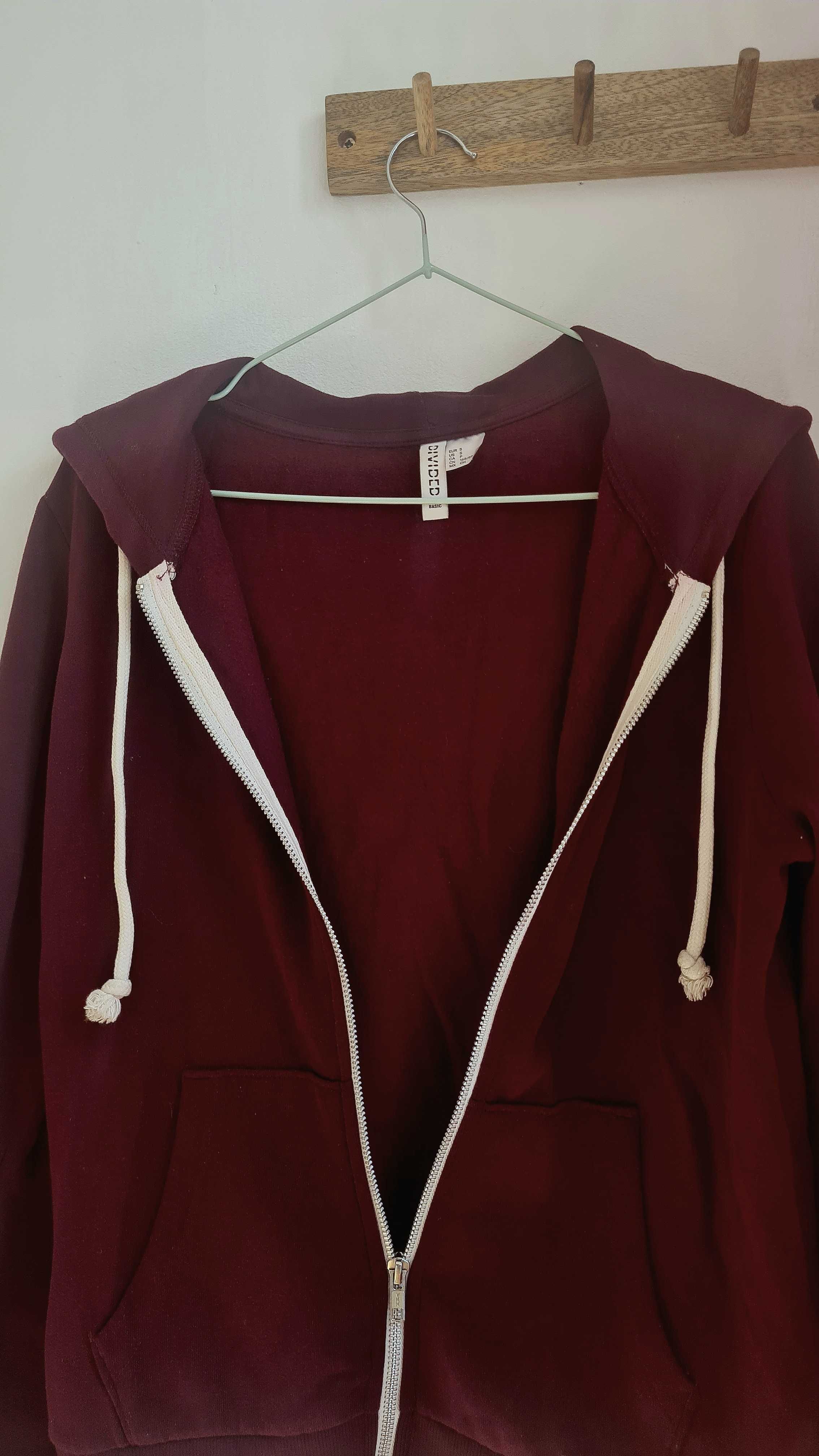 Hanorac burgundi H&M Divided (S)