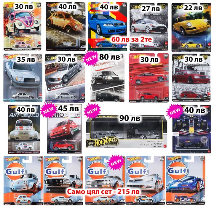 Хот Уилс Hot Wheels RLC, Fast Furious, Car Culture, Boulevard, Formula