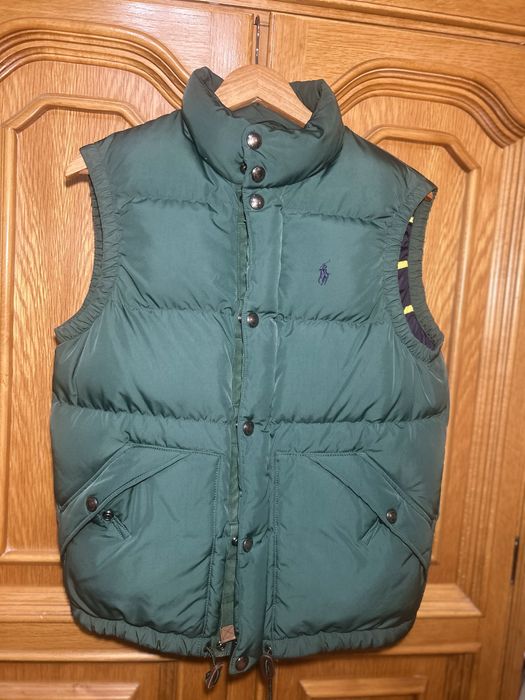 Vesta Polo Ralph Lauren verde - model sport vintage, marimea S