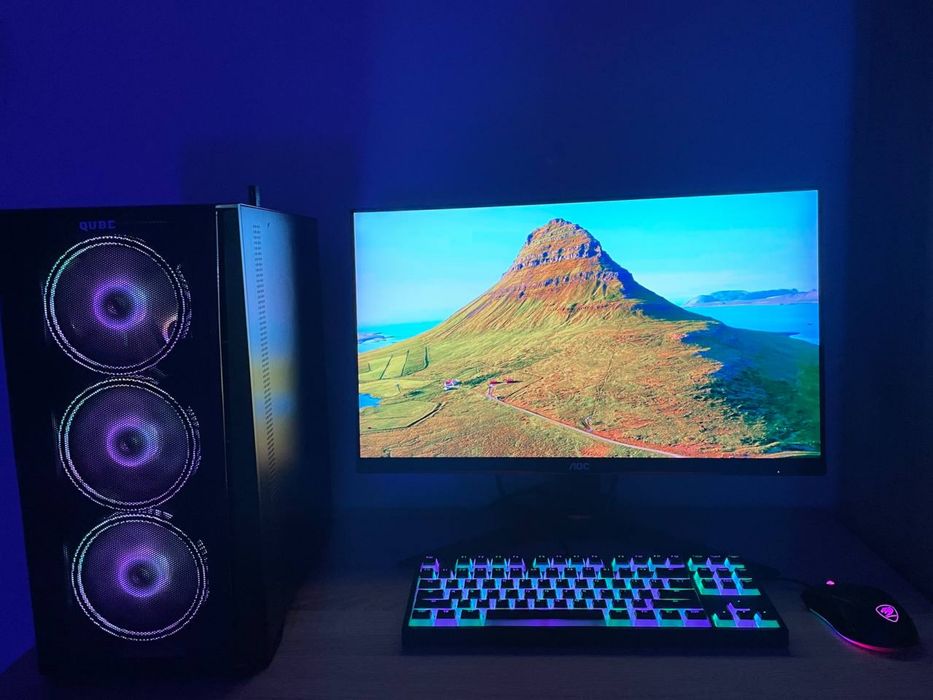 Компютър с RTX 2060 + монитор AOC 24” + клавиатура KD87A