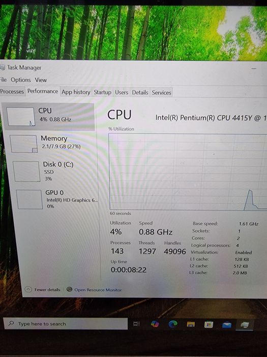 Tableta Surface Go 8gb RAM