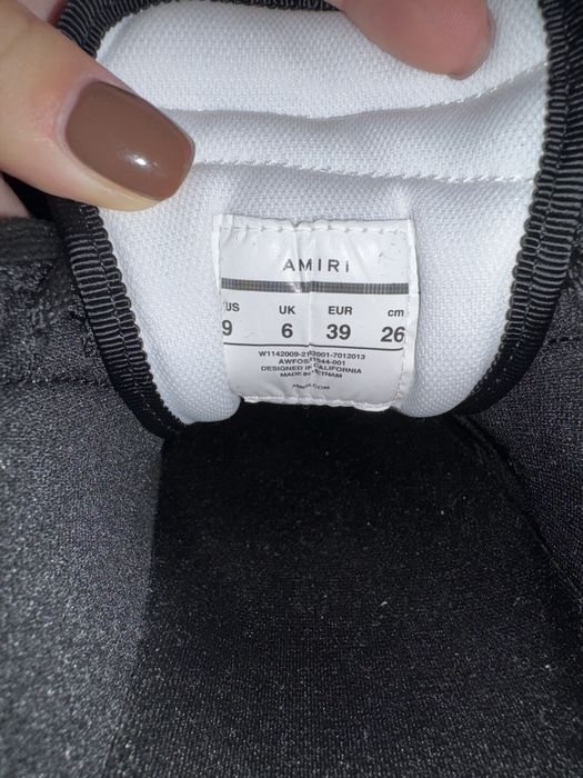 Amiri Leopard Skel Top Low